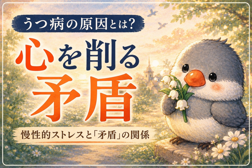 うつ病の原因【矛盾】